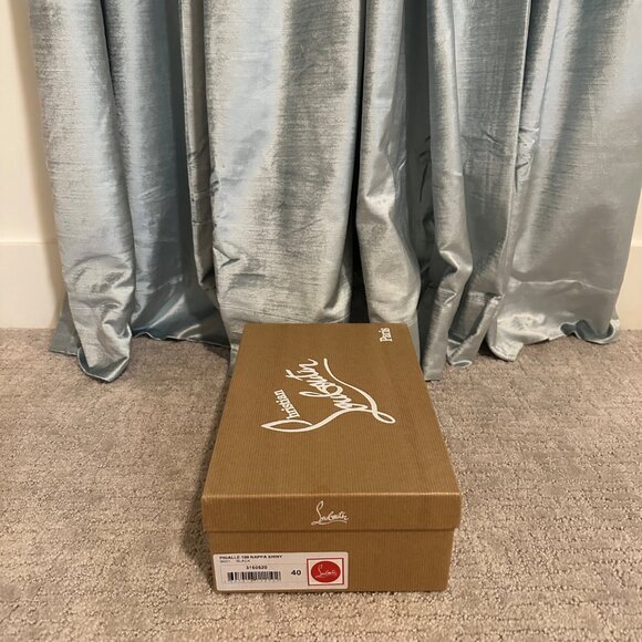 Christian Louboutin Pigalle 100 Nappa Shiny Black size 40 - Picture 2 of 16